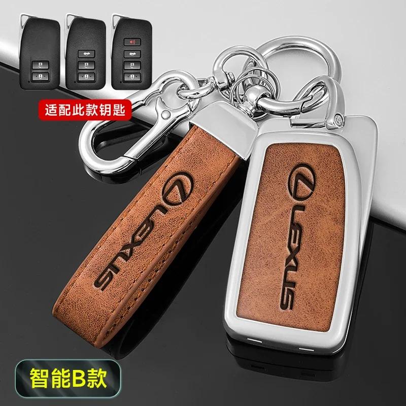 Leather Car Key Case Cover for Lexus RX350 NX300 Es300h Rx450h GS300 GX470 IS250 ES350 LX570 GX460 Nx300h Is300h Car Accessories