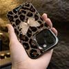 Case for Xiaomi Redmi Note 14 13 12 Pro Plus 5G 12S 11S 11 10S Butterfly Leopard Print Phone Cases for Redmi 14C 13C 12C4G Cover