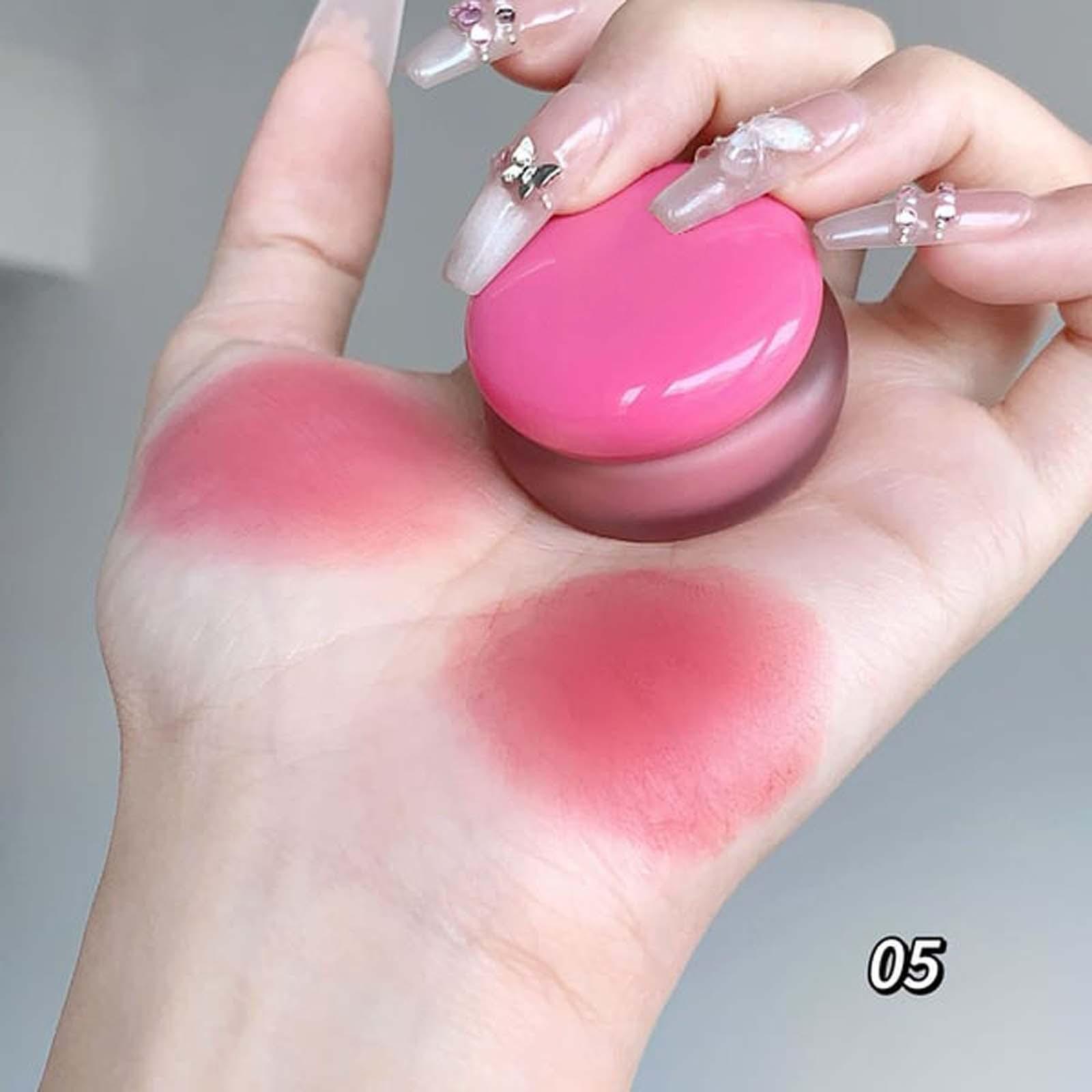 

Размытый контейнер для губ и щек с брелоком, легкий оттенок для губ, мягкий финиш, натуральное сияние, высокая пигментация для губ и щек One Size