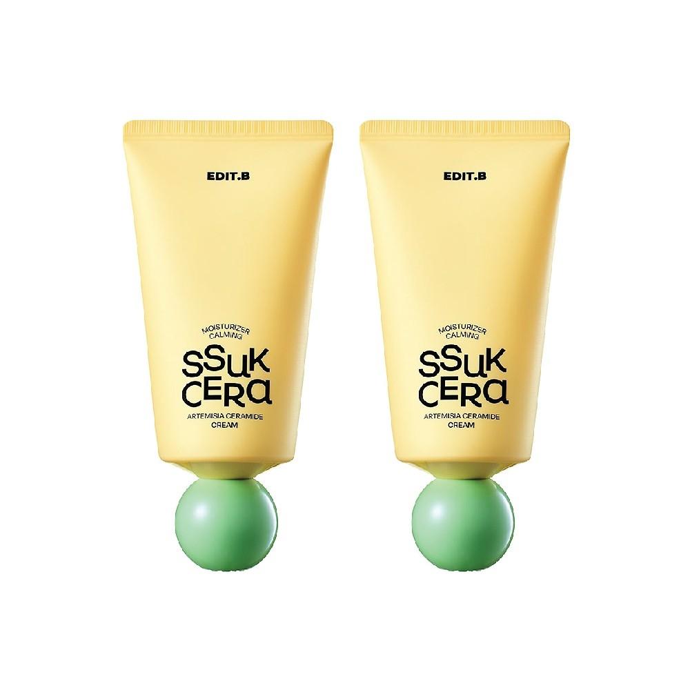 Edit.b Skin Moisturizing Calming Mugwort Ceramide Cream 100ml Duo