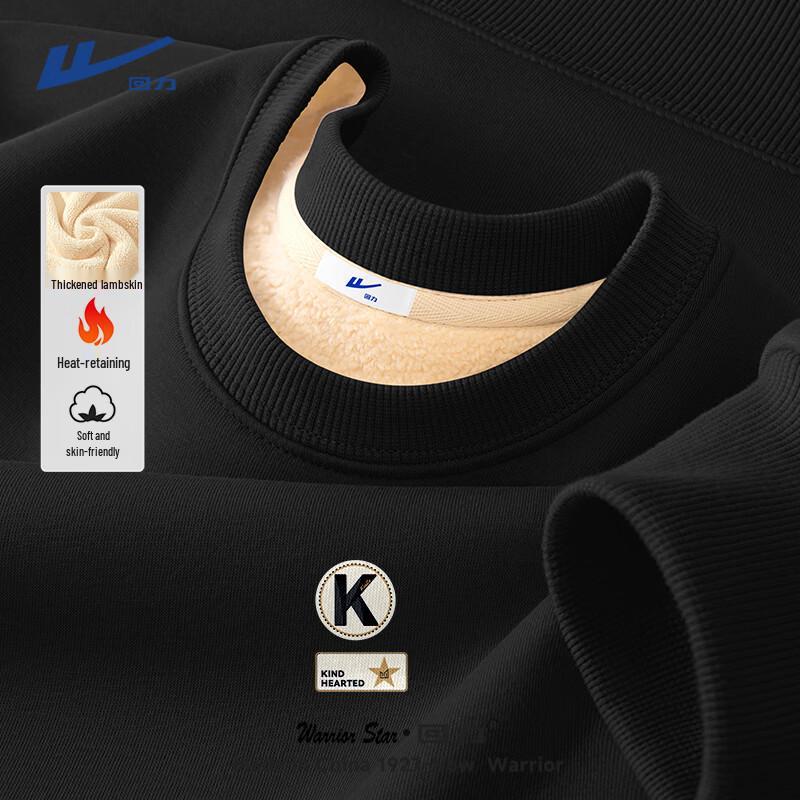 Warrior Men s Winter Fleece-Lined Pullover Sweatshirt XL