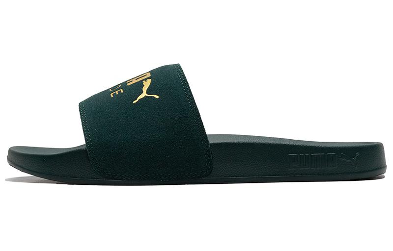 PUMA Leadcat Slides Green Gold 398678-03 37