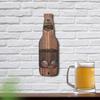 Wall Mounted Bottle Opener with Cap Catcher Creative Beer Opener for Kitchen Bar Wall Decoration Hanging Bottle Storage Basket