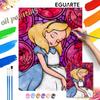 Alice In Wonderland Oil Painting Art Set Handmade Diy Gift Home Decoration