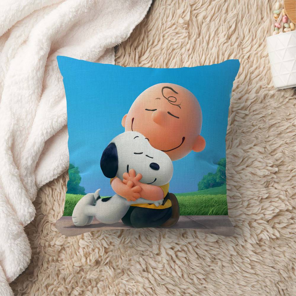 Cartoon SSnoopy Anmie Personalized Pillow Dust Cover Bedroom Kids Party Decoration Pillowcase Birthday Children Gift