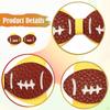 Football Hair Bow Clip Casual Child for Girls Sports Meet Themed Accessory