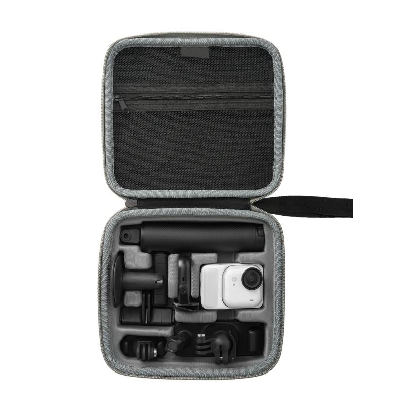 Water Resistant Travel Organizers Carrying Box With Mesh Pocket Suitable For Mini Camera Accessories And Charging Cables