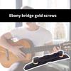 Height Adjustable Ebony Bridge Light Weight Mandolin Bridge Easy Use Guitar Accessories for Musicians Easy To Use