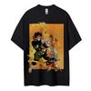 Dragon Ball T-shirt Herr Ren Bomull Vardaglig Rund Hals T-shirt Kortärmad Kläder Sommar Sport Vardaglig Kortärmad Topp