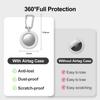 For AirTag Protective Case Full Enclosure Waterproof PC Cover with Hook