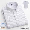 Men's Breathable Non-Iron Pure Cotton Short-Sleeve Oxford Shirt - Summer Business Casual