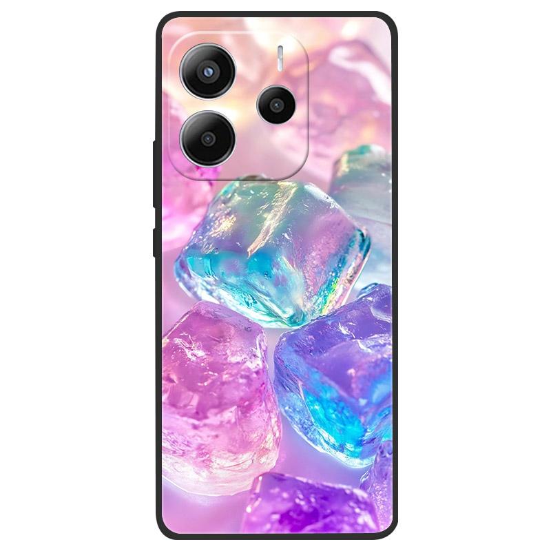 For Redmi Note 14 4G (Europe) Phone Case Marble Painting Pattern Soft Silicone Anti Drop Cover For Xiaomi Redmi Note14 4G Shell
