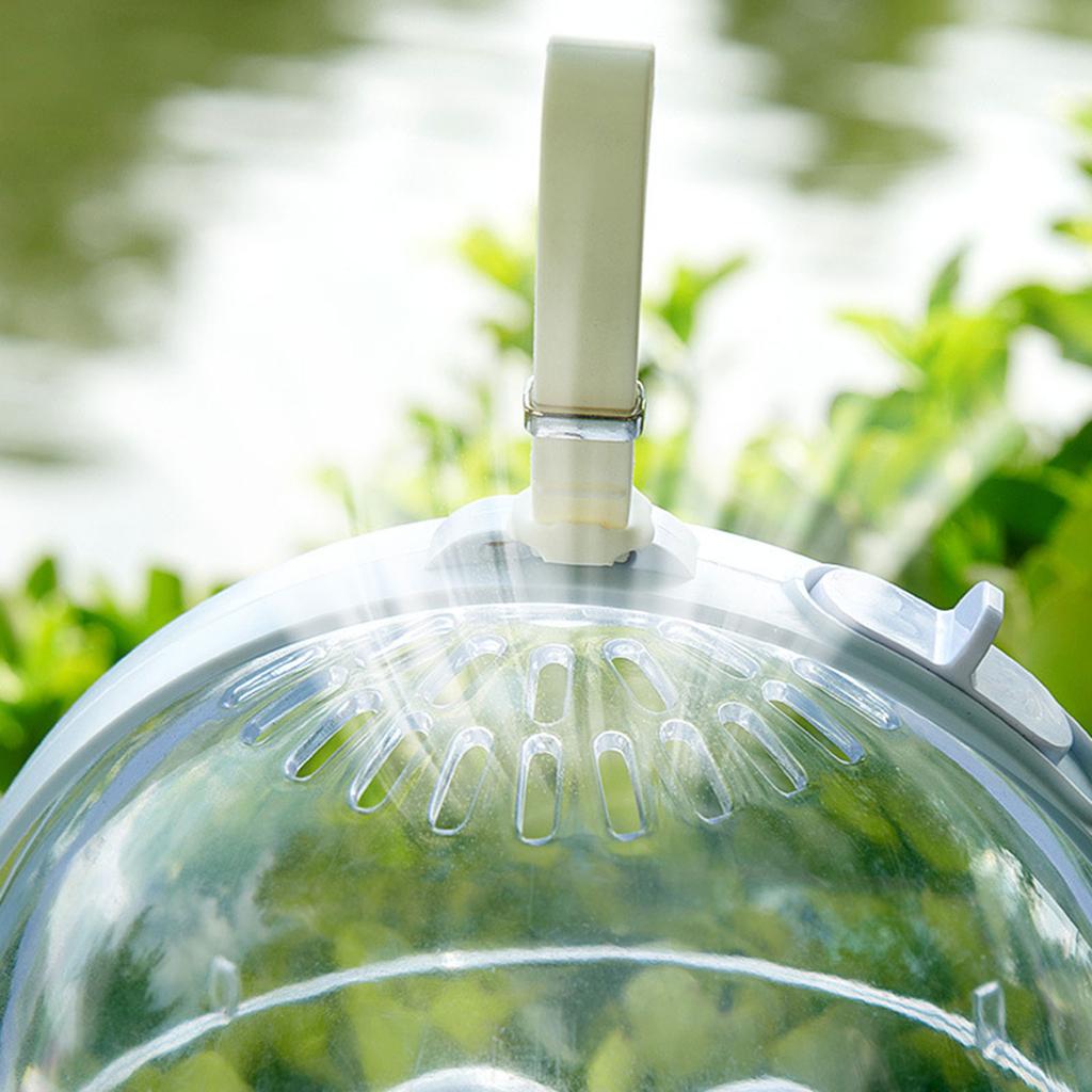 Přepravky pro domácí mazlíčky Klec Přenosná Klec pro křečka Cestovní klec pro domácí mazlíčky s 60ml lahví na vodu a větracími otvory