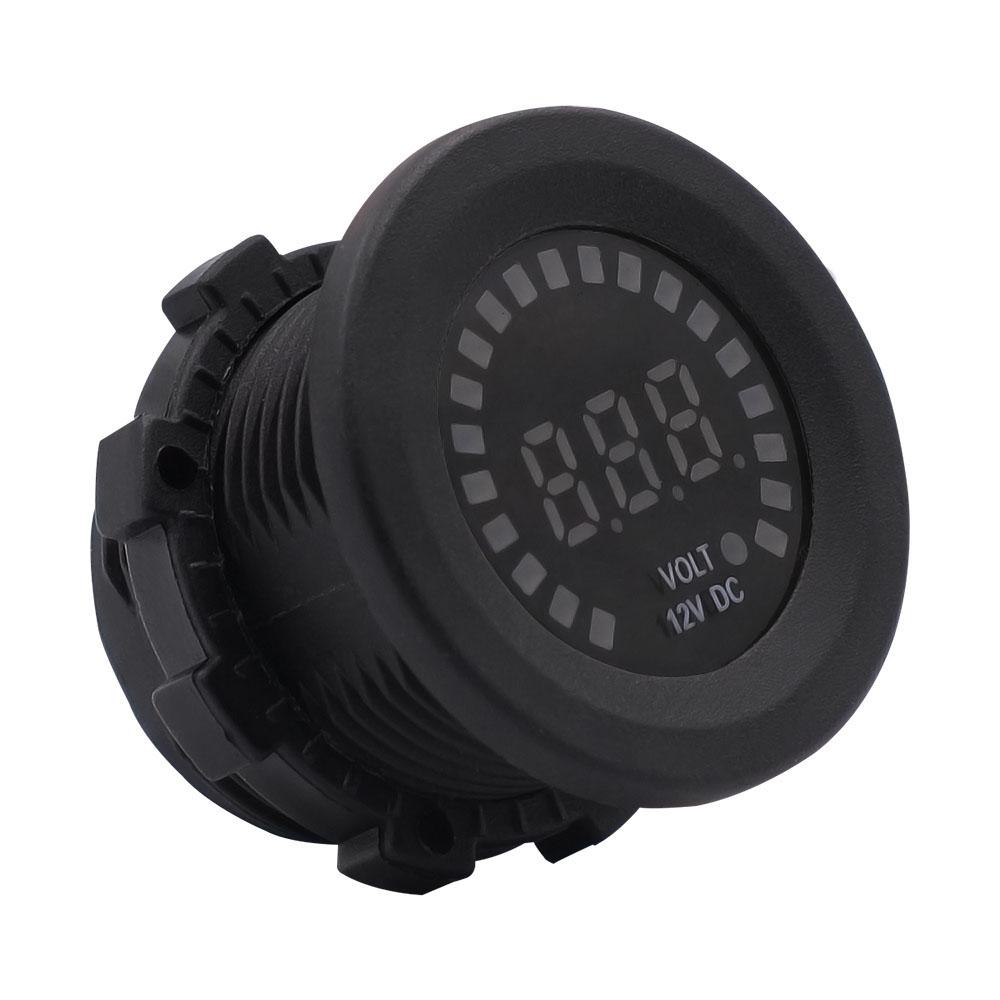 12V LED Digital Voltage Socket Meter Display Auto Car Motorcycle Panel Volt Meter