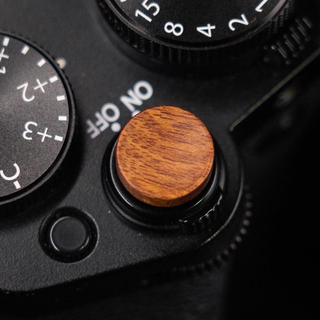 Iborrys Hot Shoe Cover Shutter Button Cover Compatible with FUJIFILM and Over 20 Other Camera Made of Premium Wood Retro Handcrafted by with Hot Shoe
