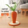 Sisal Carrot Cat Scratcher Toy