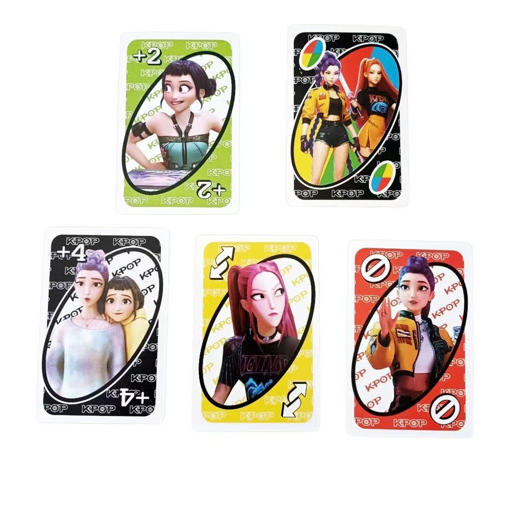 UNO Kpop Demon Hunters Card Game for Kids, Adults & Family with Deck Inspired by The Movie
