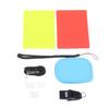 1Pc Whistle + Yellow And Red Cards For Basketball Soccer Volleyball Futsal And Handball Referees Futsal