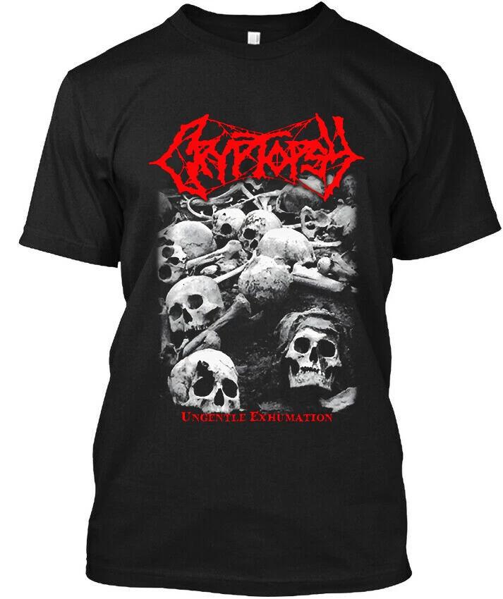 Limited New Popular Cryptopsy Ungentle Exhumation Canadian Music T-Shirt S