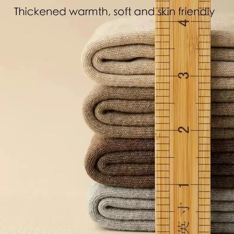 Women's Thigh High Stockings Trendy Casual Over The Knee Long Socks Lolita Thermal Vertical Thicke Socks Female Tube Leggings