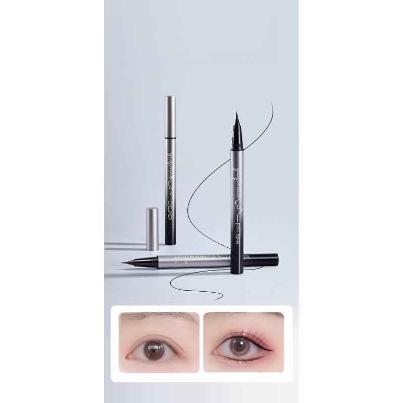 1Pc Slippery Waterproof Eyeliner, Long-lasting Waterproof, Non-smudging and Non-decolorizing, Big Eye Setting Eyeliner Pen