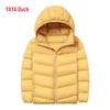 Unisex Petite Lightweight Hooded Down Jacket