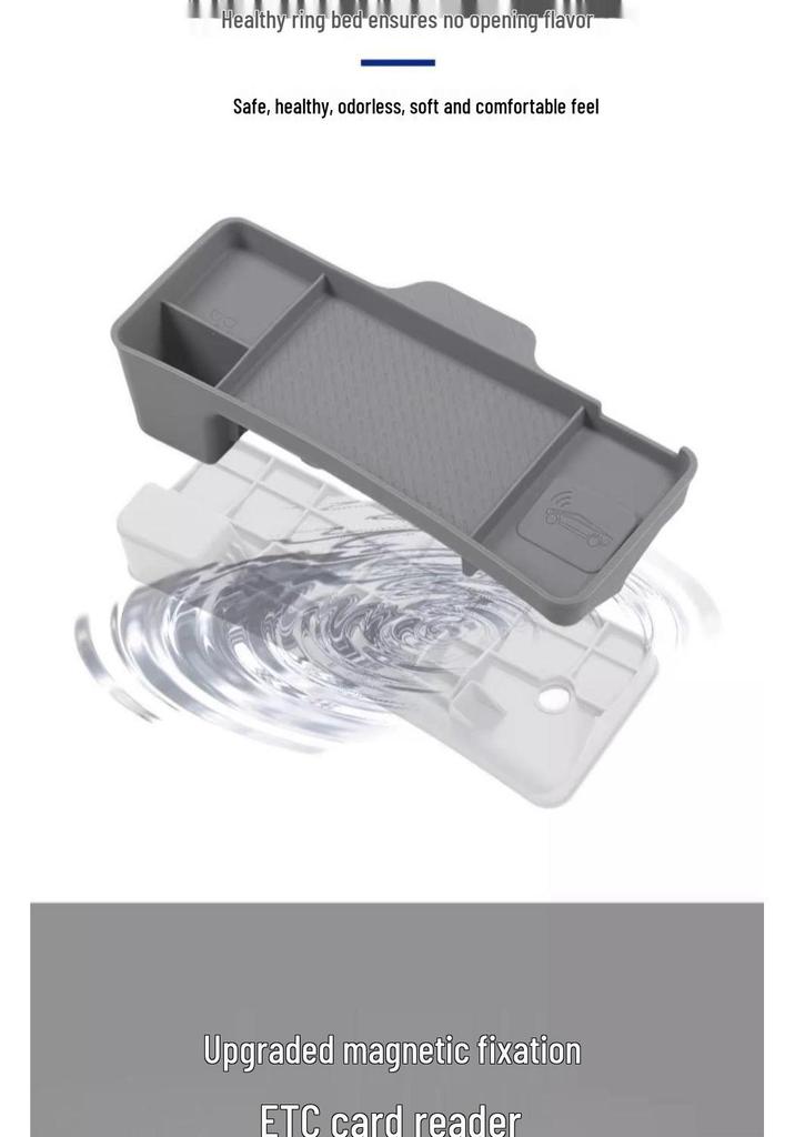 Tesla Model Y 3 Refreshed Central Screen Rear Organizer & Tissue Box Tray