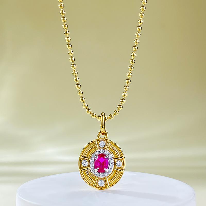New S925 Silver Bohemian Pendant Necklace, Niche, Exquisite, Fashionable, High-quality Wedding Jewelry