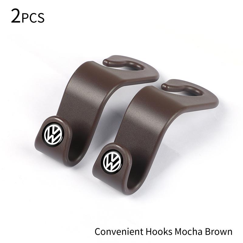 

2026 Hot For Volkswagen VW Car Seat Headrest Hook Auto Rearseat Hanger Accessories For Volkswagen VW Passat Golf Tiguan Polo Sci