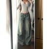 Y2k Vintage Baggy Jeans for Women Washed Casual High Waist Loose Denim Pants Streetwear Korean Wide Leg Jeans Trousers