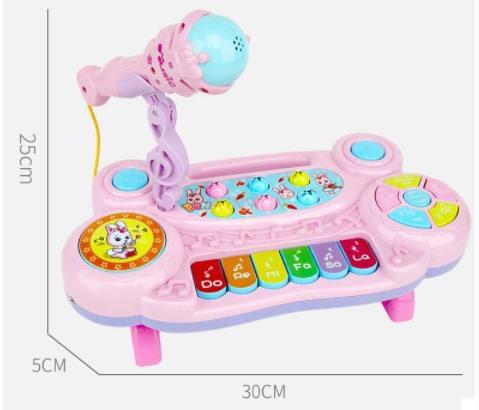 Children'S Electronic Piano Baby'S Early Education Music Multi-Function Piano Toys 12 Intellectual Little Girls Beginners