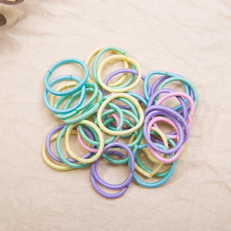 Children's Rubber Band Hair Band Thumb BandThreaded Hair Band Nylon Hair Band Seamless Hair Band