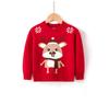 New Children's Christmas Sweater Collection: Girls' and Boys' Autumn/Winter Cartoon Pullover Knitwear