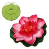 5 PCS/Set Artificial Fake Floating Water Lily Flower Pond Plant Garden Pool Ornament Realistic Lily For Wedding Garden Outdoor