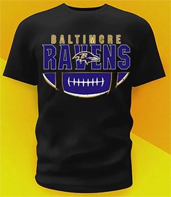 Baltimore Ravens Ball Distressed Shirt Sizes From Youth To Adult 6XL