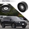 Motoforti Drive Belt Idler Pulley for Suzuki Grand Vitara 2005-2015 Serpentine Tensioner Pulley Idler with Bolt Washer No.1753078K01 Plastic Black 1