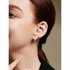 [Worn by Twice Tzuyu] Sparkle Ear Climber 925 Silver Stud Earrings E056-02H