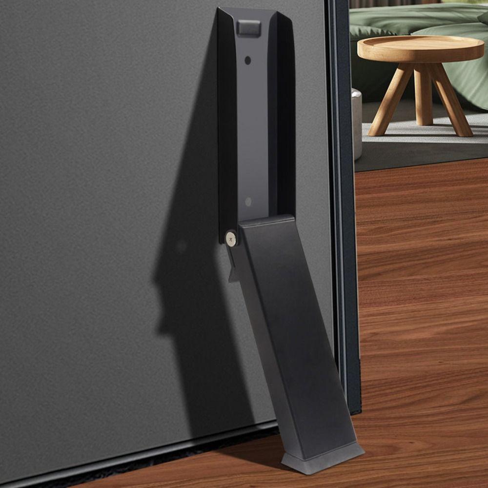 

One-legged operation Folding door stopper Quiet wind protection Door blocking device Living room срібний