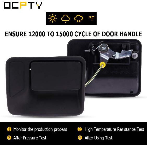 OCPTY Türgriff Außen Hinten Fahrerseite Links Ersatz für 1999-2015 für F-250 für F-350 für F-450 für F-550 Außentürgriff Schwarz