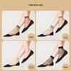 LANGSHA Women's Summer Sheer Crystal Silk Ankle Socks