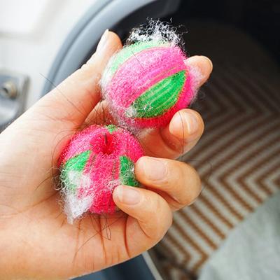 2Pcs Practical Multipurpose Multiple Styles Hair Remover Balls Washing Laundry Pet Lint for Household