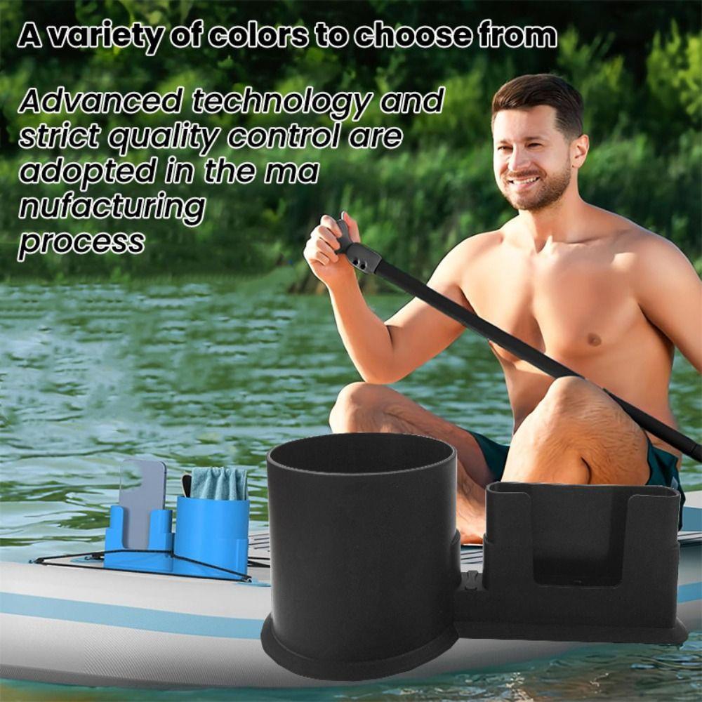 Multi-Functional Kayak Drink Holder PVC Paddle Phone Holder Paddle Board Cup Holder  Bottle