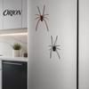 Indoor Halloween Decor 3D Spider Fridge Magnet, Spooky Realistic Magnetic for Refrigerator, Car Surface, Garage Door, Parties, Office Pranks