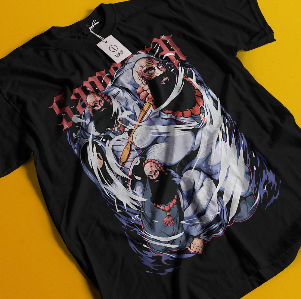 

Ichibei Hyosube Tshirt Bleach Anime T-Shirt Yhwach Shirt Ichigo Bankai Tee Aizen XL