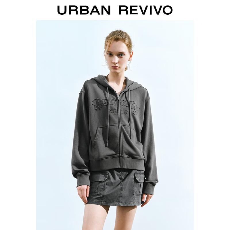 UR Women's Casual Hooded Zipper Jacket