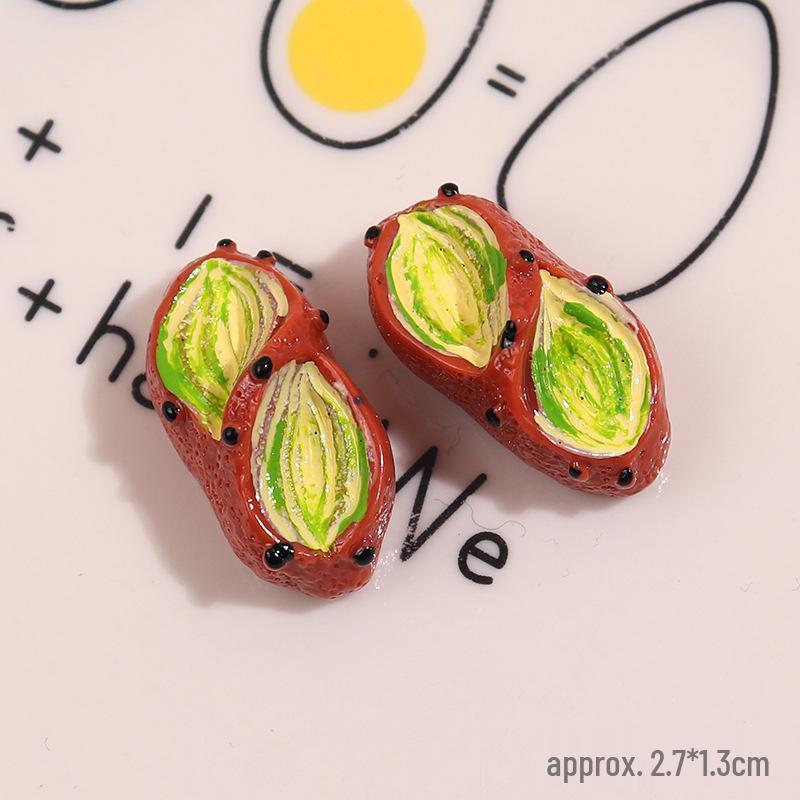 Miniature Cream Bread Simulation Toy Cake: DIY Resin Accessories for Children's Pretend Play and Handmade Projects.