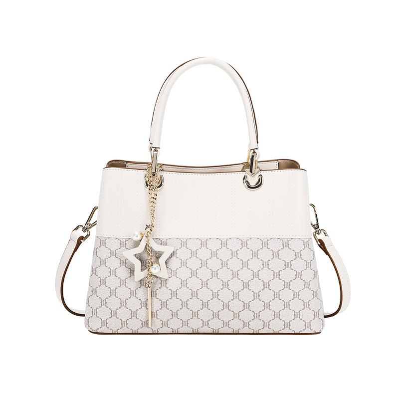 

2023 Новая женская сумка, модная сумка большой емкости на одно плечо, через плечо, женская кожаная сумка среднего возраста M