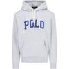 Polo Letter Logo Hooded Long Sleeve Sweatshirt Men Sweatshirt Gray 710959017-005