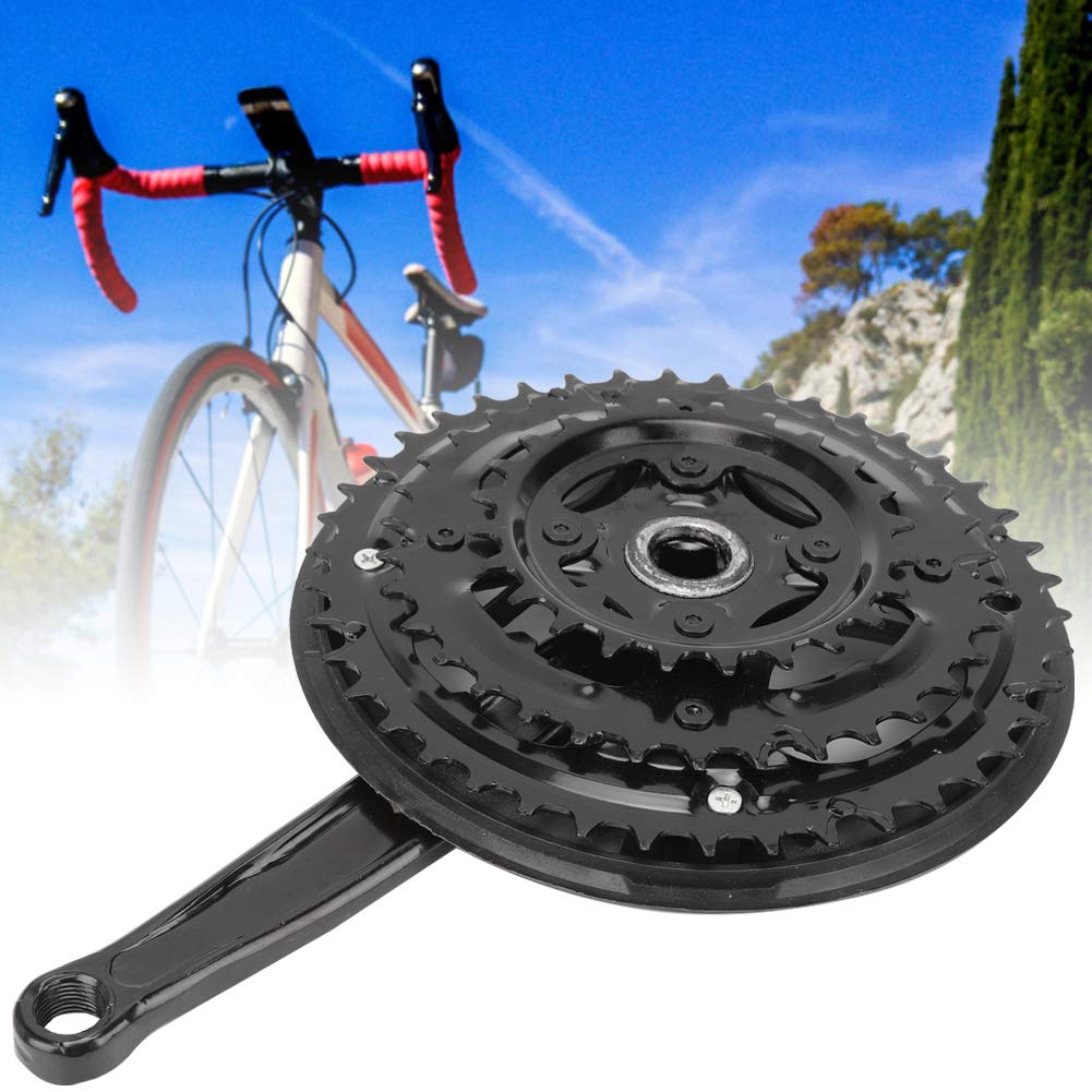 Bicycle Crankset, Bike Crankset, 170mm Crank Arms, High Compatibility, Bicycle Repair Parts & Accessories, Metal Product, Ultra-lightweight, High Axle