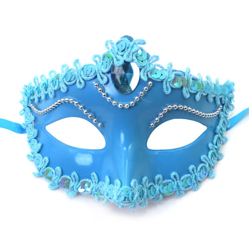 1 Stück Venezianische Maskerade Maske Damen Augenmaske Cosplay Abschlussball Requisiten Nachtclub Gesichtsmaske Partybedarf Zubehör